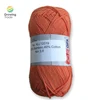 fresh color 60% bamboo and 40% cotton dyed hand knitting blended yarn wholesale