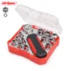 Hispec 13 piece Metric Socket Set 1/4 Mini Chrome Vnadium Ratchet Wrench Socket Set Hand Tool for Mechanic for Auto Car Repair