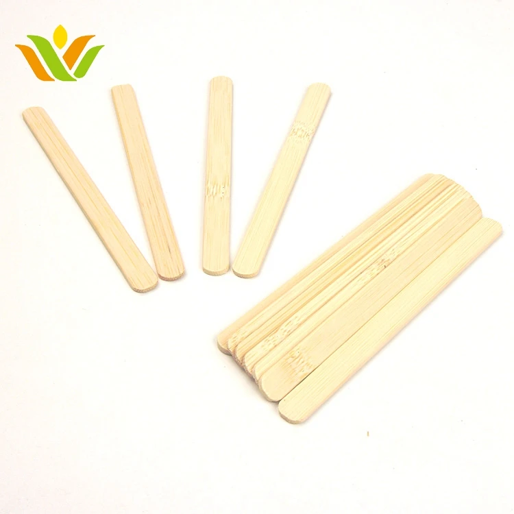 Bamboo Biodegradable Fancy Flavored Popsicle Reusable Ice Cream Stick