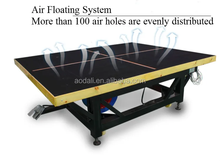 Airfloating Manual Glass Cutting Breaking Table Buy Glass Cutting