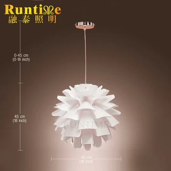 Modern Light Plastic Pendant Lamps For Living And Dining Room Pc Lamp Shade