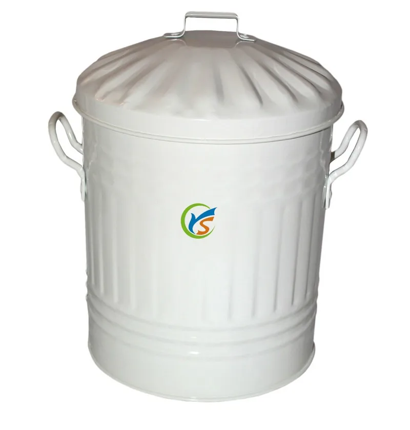 Blauer 15l Liter Mini Metall Garten Abfall Behälter - Buy Abfall