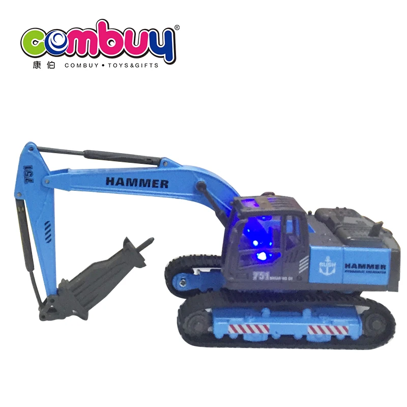 excavator metal toy
