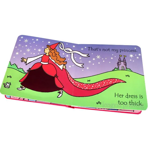 high quality cartoon picture children story book printing