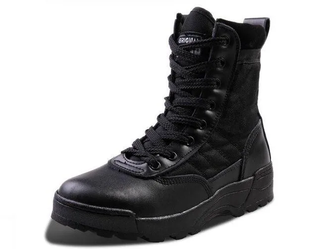 Saudi Arabia Army Khaki Desert Suede Leather Man Boots Military