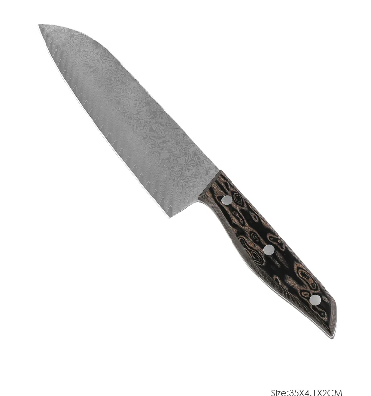 Santoku Knife 7 Inch Best Quality Japanese Vg10 Super Steel 67 Layer