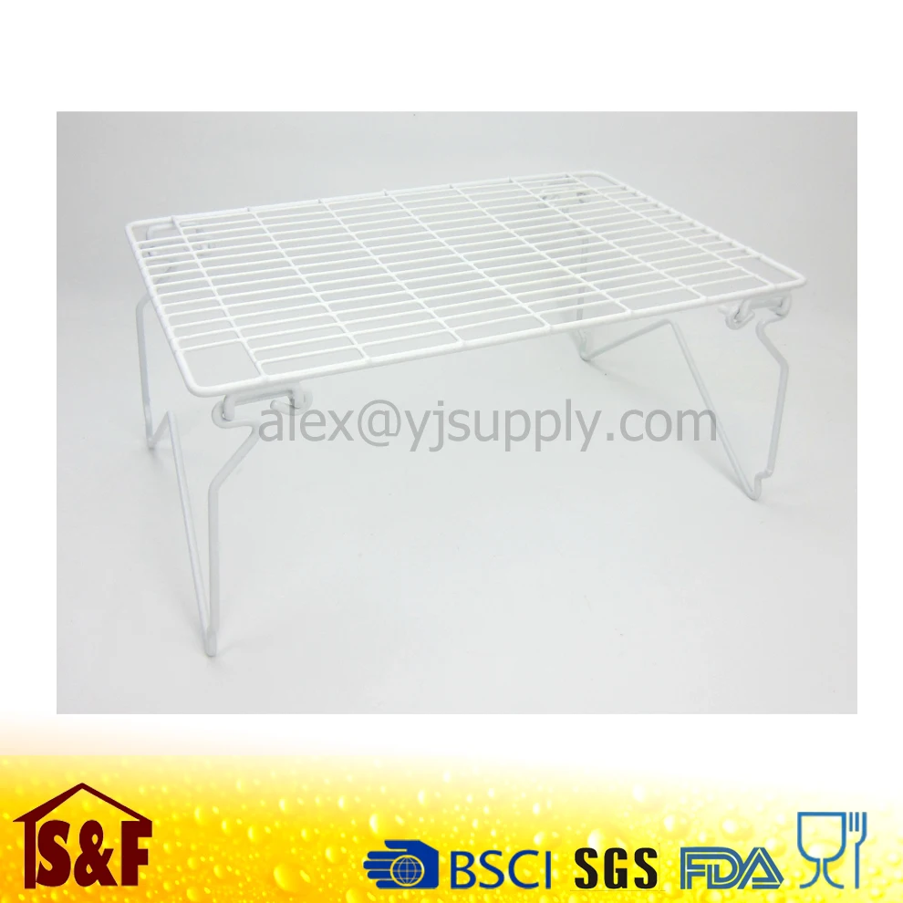 Kitchen Pantry Cabinet and Countertop Rectangular Stacking Storage Shelf Large Size