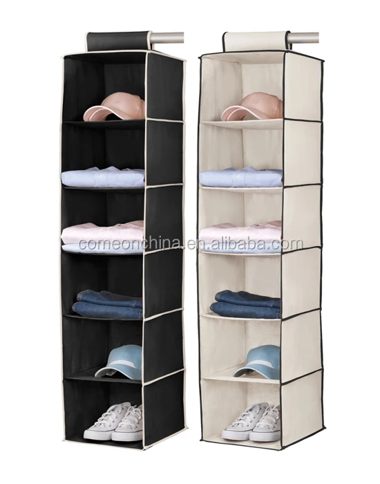 6 Shelf Closet Multi Purpose Hanging Organizer 6 Shelf Closet Multi Purpose Hanging Organizer