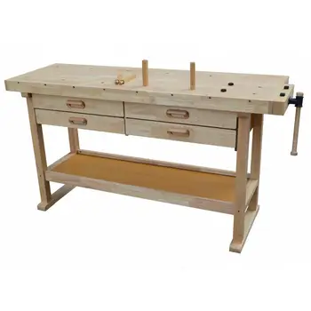 Rubber Wood Wooden Work Bench For Carpenter Wb004 - Buy ...