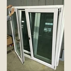 Design americano moderno estilo triplo painel janelas casement janela para a constru&ccedil;&atilde;o