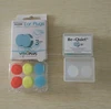 Soundproof soft silicone gel earplugs