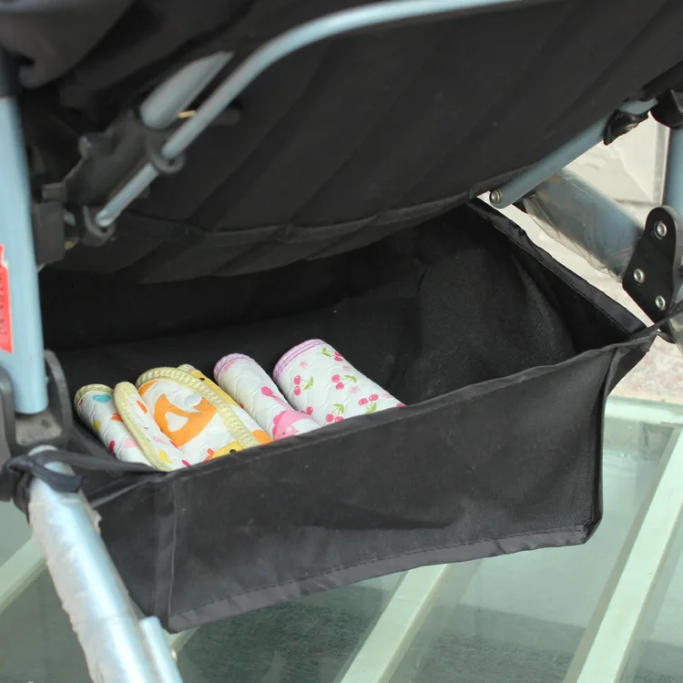 1pcs High quality Cotton Baby Stroller Accessories Bags Storage Basket Winter Waterproof Wholesale 2015 Hot Sale