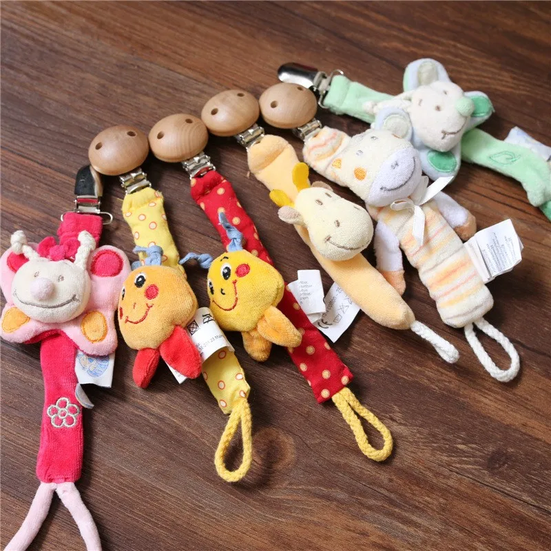 pacifier holders stuffed animals