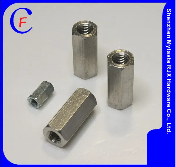 Custom Stainless Steel/brass/aluminum Round Coupling Nut,Hex Round