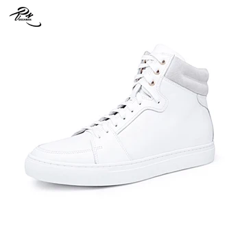white high cut sneakers