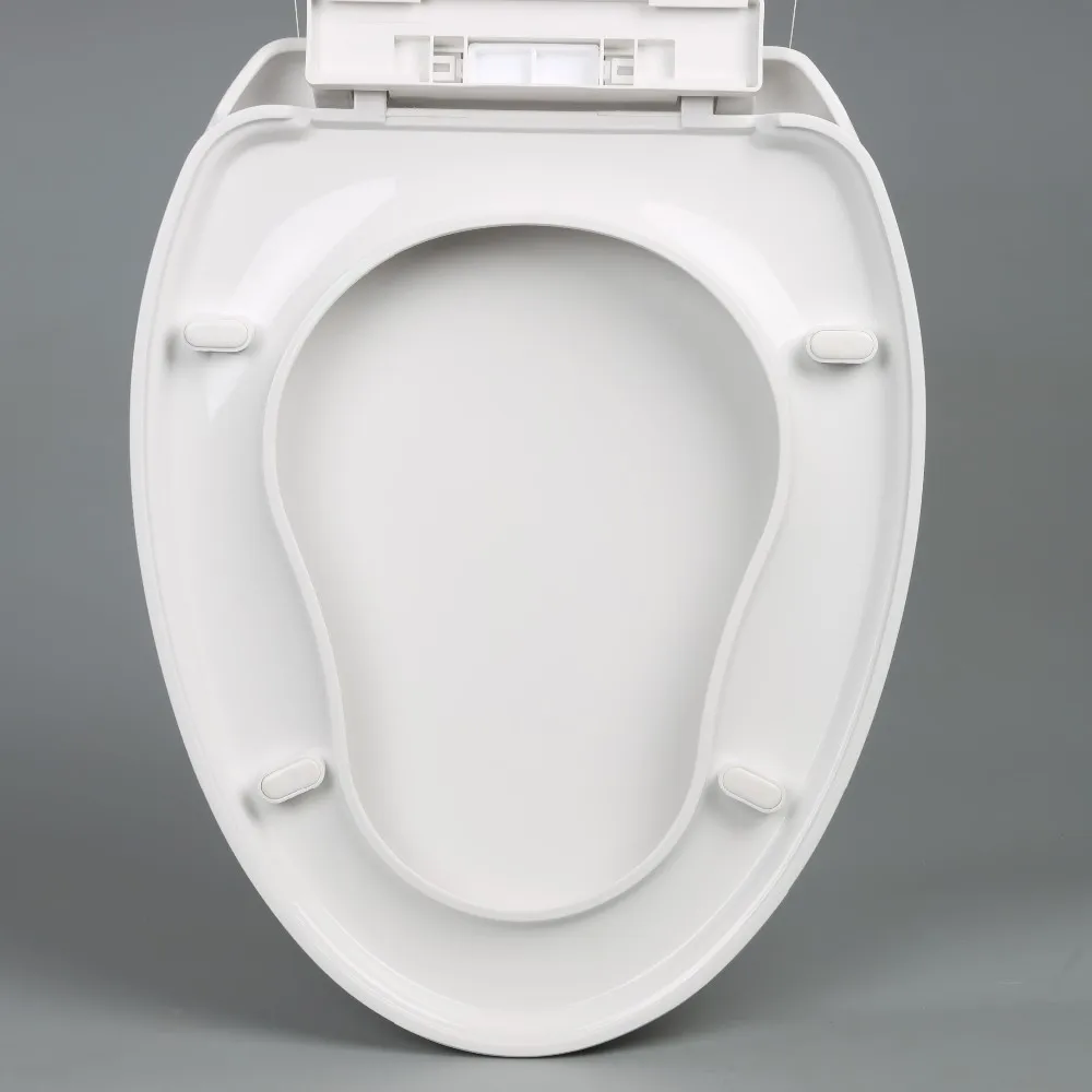 Hot Sale D Shape Easy Install Top Fix Toilet Seat Cover With Soft Close