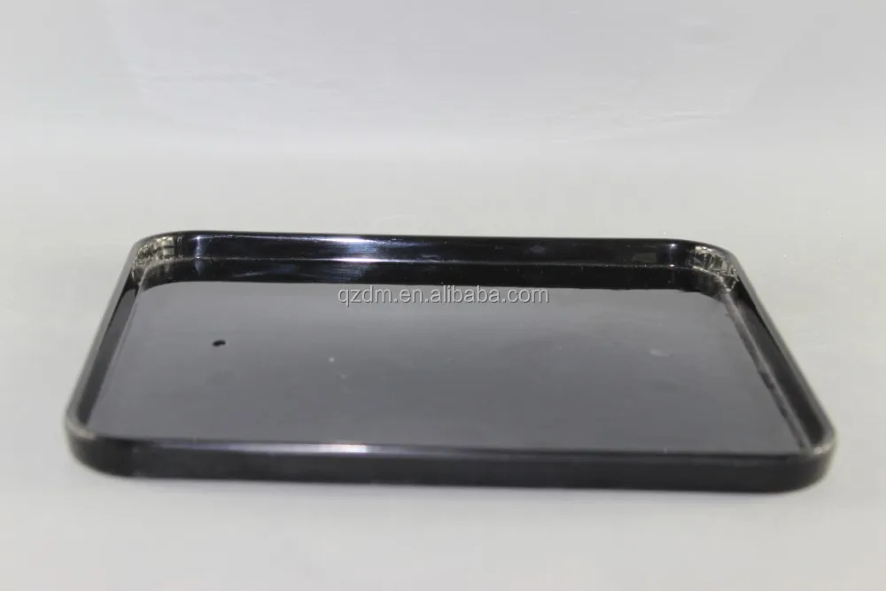 Black Melamine Square Tray 27x27cm