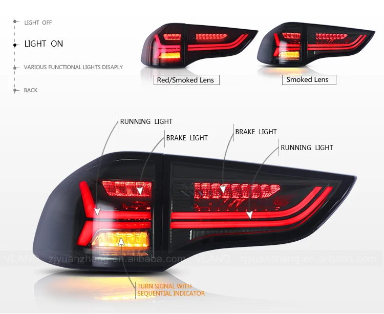 New Design Led Taillights For Pajero Sport 2011-up Montero Tail Lamp ...