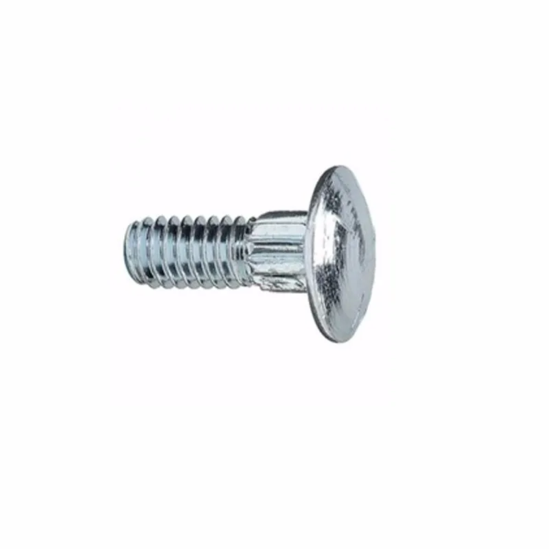 5/8'' B7 B7m A193 Galvanized Round Head Ribbed Neck Bolts Buy Ribbed