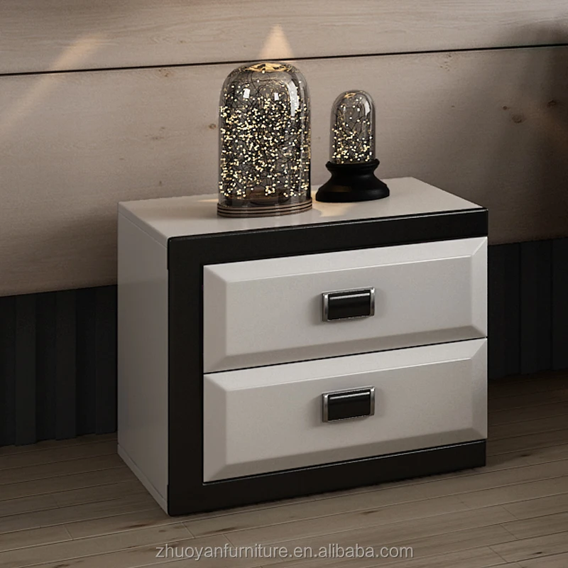 New Design Bedside Table With Black Metal Handle Stock Night Stand Buy Black Handle Bedside Table Handle Drawer Bedside Table Simple Bedside Table Product On Alibaba Com