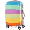 printed i fly the world 3 pc Spinner Hard suitcase 3 in 1 PC flower print butterfly hard luggage