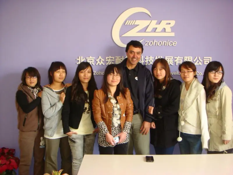 Brazil client come to factory