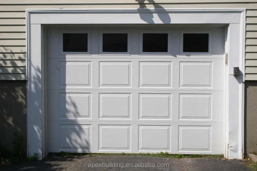 Puerta Seccional Automática De Arriba Del Garage Con Ventana - Buy