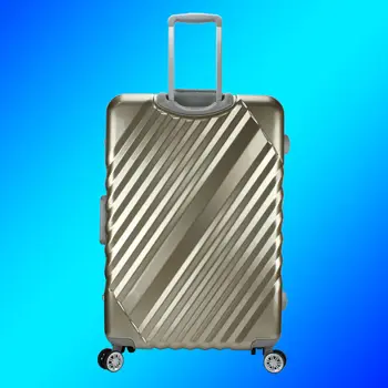 suitcase aluminum material frame cabin larger trolley luggage