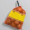 25 kg Leno mesh bag packing for onion with color file