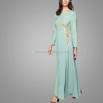 Wholesale Latest Design Muslim Chiffon Abaya Islamic Wear Embroidery Ladies Muslim Baju Kurung Buy Chiffon Baju Kurung Designslatest Design Baju