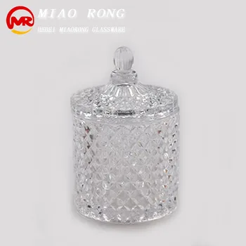 Good Quality Decorative Glass Candle Jars With Lid Buy Glass