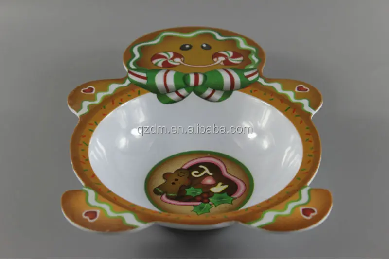 Bear Shape Melamine Bowl For Christmas