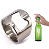 Ring-Shape Beer Bar Tool Unique Creative Versatile Stainless Steel Finger Bottle Opener Ring