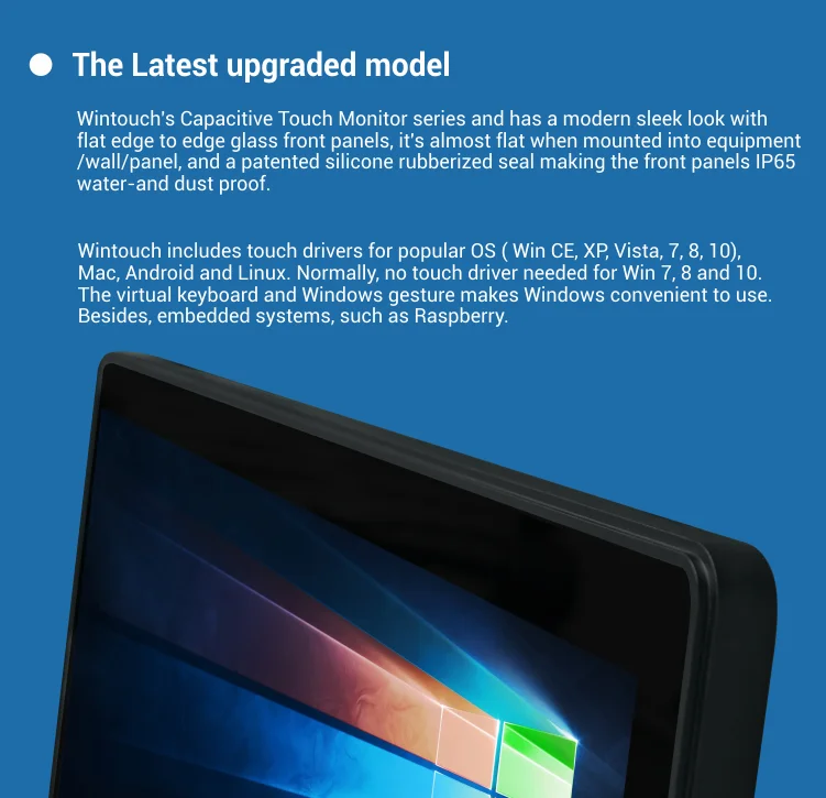 Hot sale 43inch Indoor Application touch LCD monitor