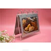 2014 hot customized clear V shape acrylic desk calender for school home