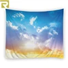 Customized Designs Supported Indian Mirror Work Wall Tapestry
