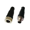 M12 M8 3/4/5/8 Pin Male Female Mountable Wireless Cable Connector Straight/90 Degree Angled IP67 Waterproof (IBEST)