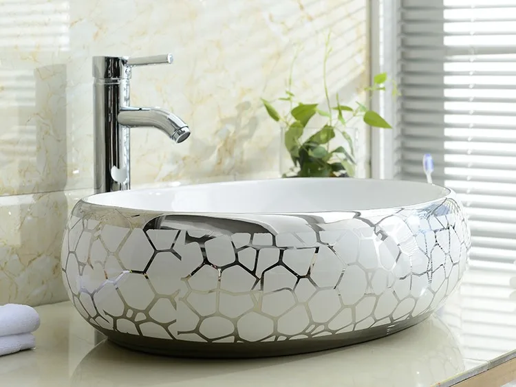 Modern style bathroom wc corner basin , ceramic handwash sink KD-03GBF