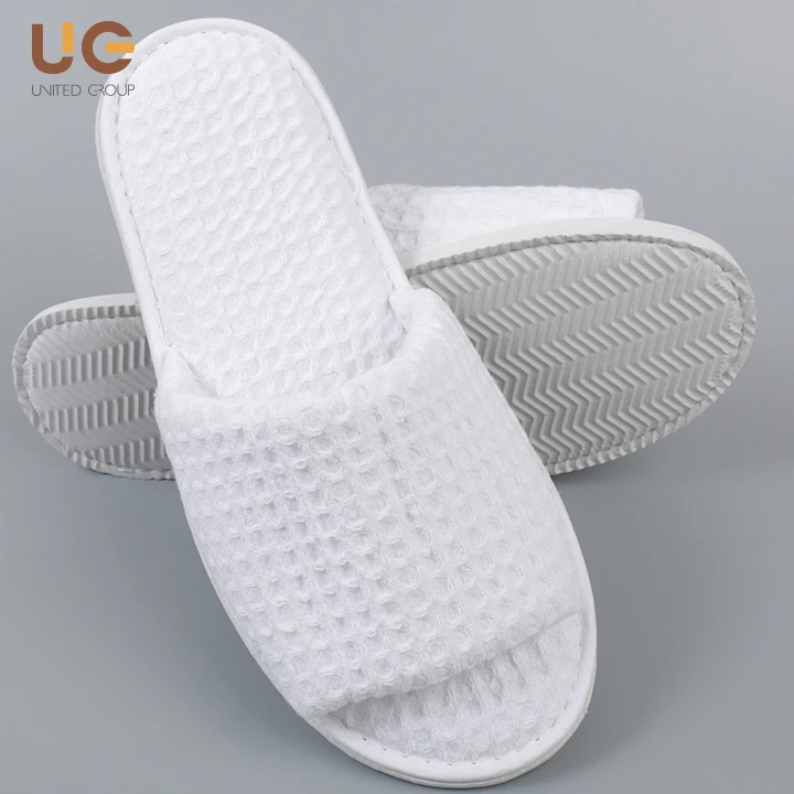 open toe spa slippers