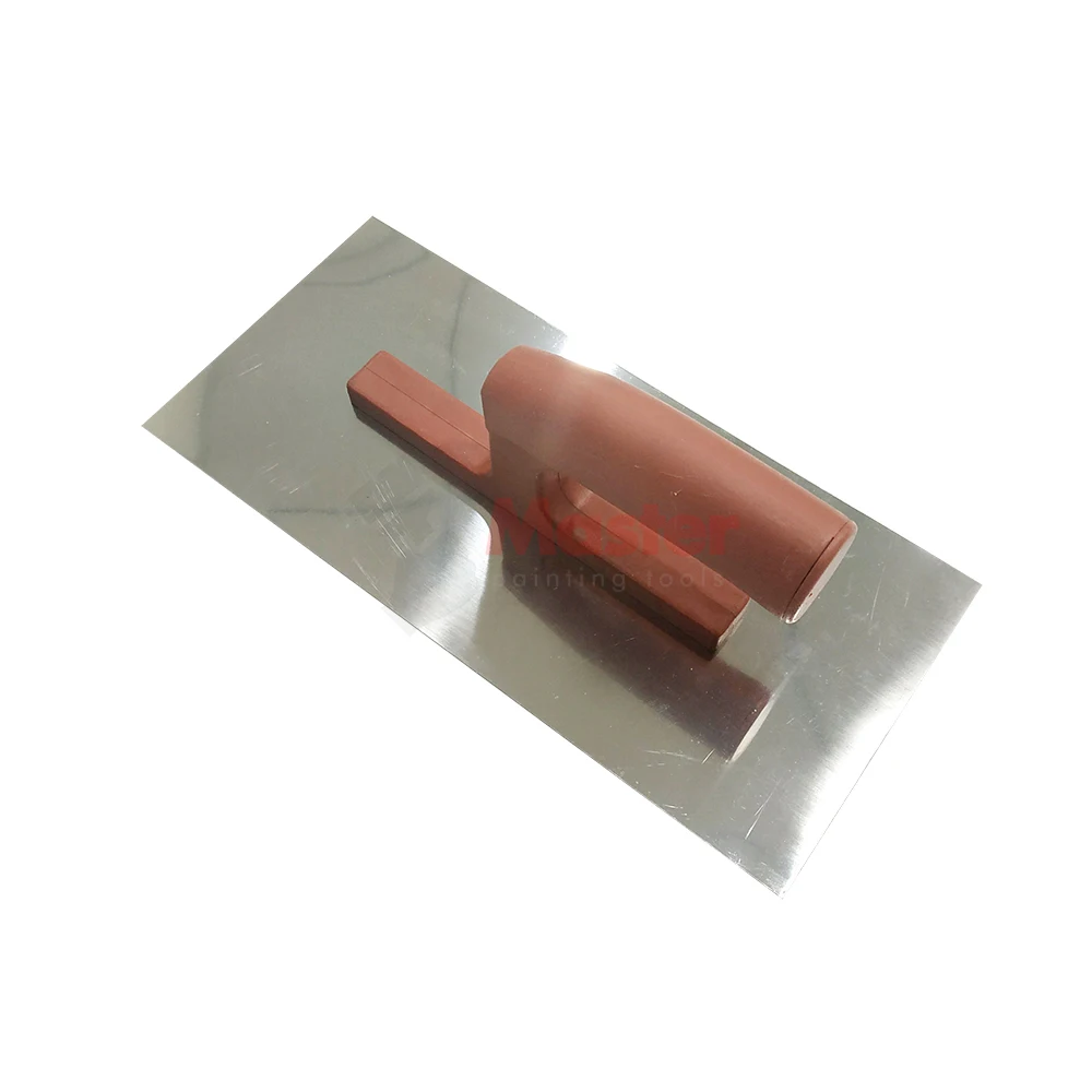 master d33000建筑工具抛光不锈钢刀片abs手柄尖头抹灰抹泥刀