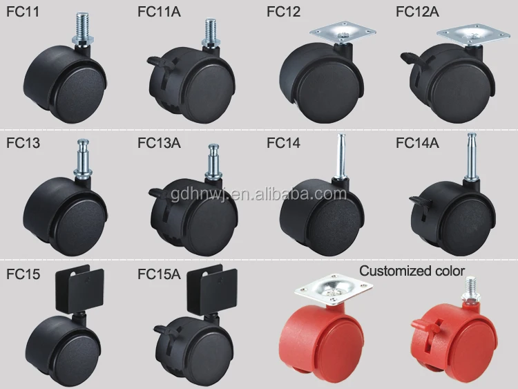 50mm Furniture Caster With Brake Screw Type Caster Wheel Buy Screw