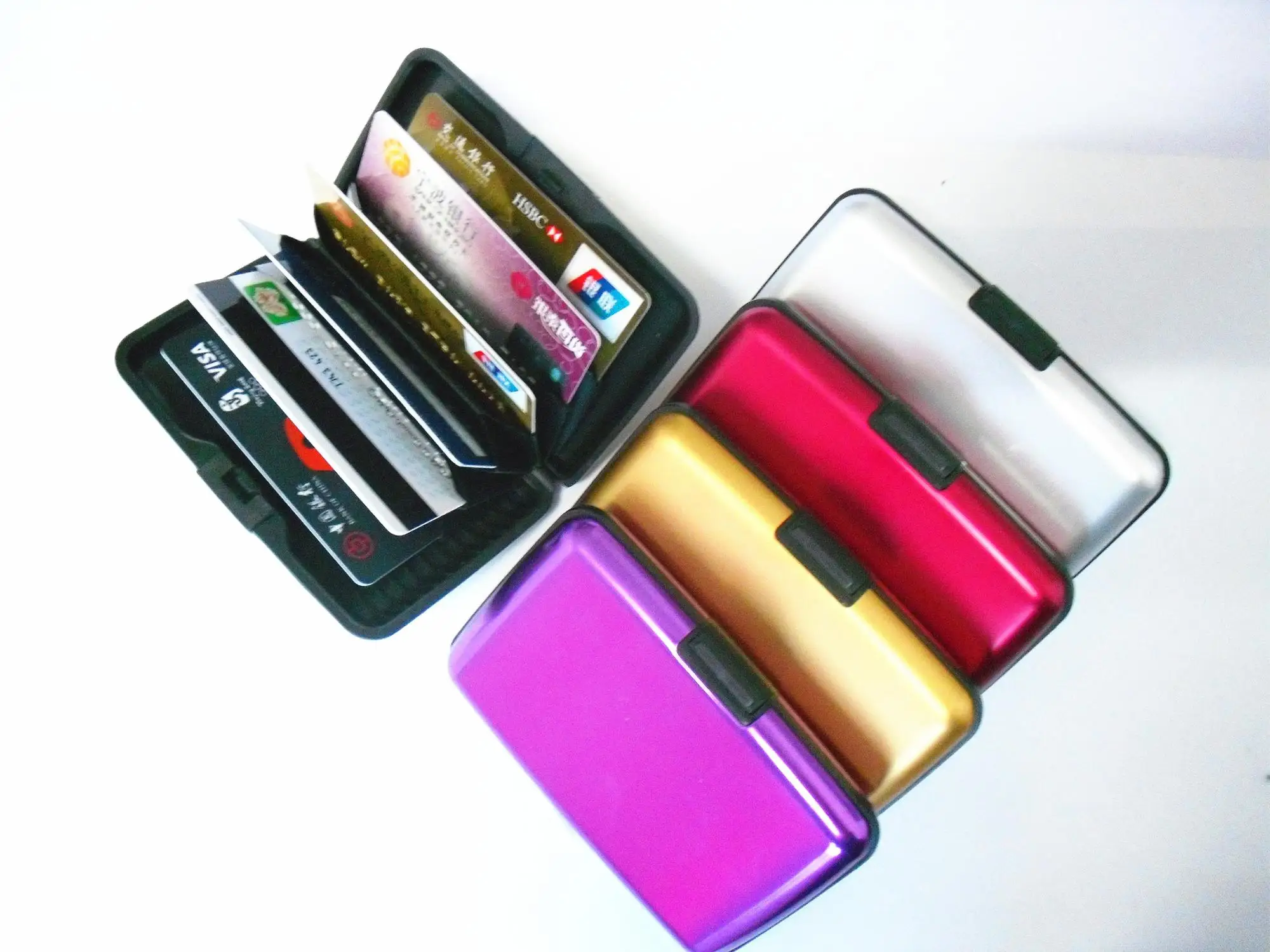 Custom Aluminum Foil Paper Anti Rfid Blocking Rfid Credit Card Sleeve