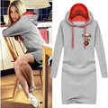 Plus Size 2XL 5XL Autumn and Winter Women s Slim Was Thin Female Dress Casual Dress