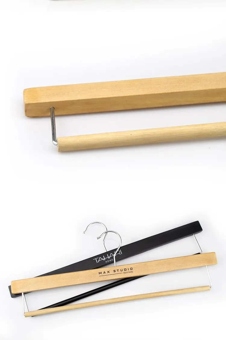 Custom Wooden Blanket Coat Hanger For Fashion Display Buy Wooden