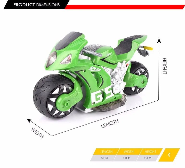 1/8 RC Nitro Motorcycle with Battery 180