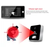 Night vision digital door viewer, doorbell camera with motion detection