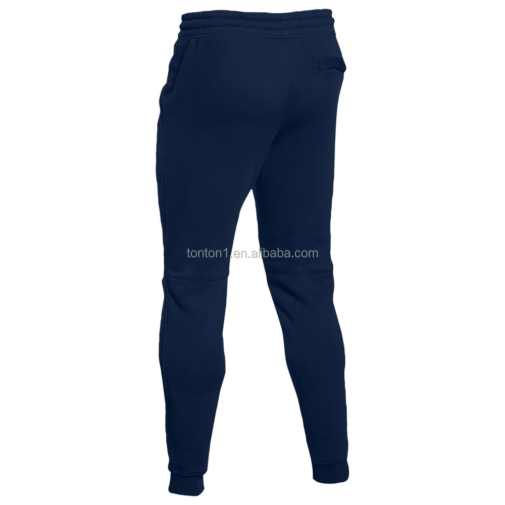 plain navy joggers