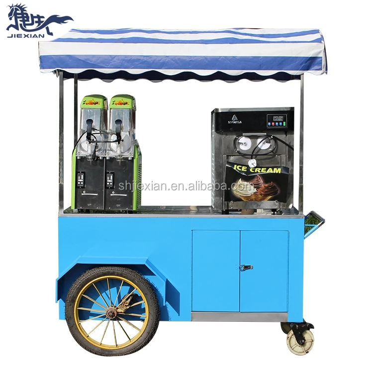 Jxic160 Best Selling Ice Cream Trolley/freezer Ice Cream Carts/mobile Ice Cream Making Cart