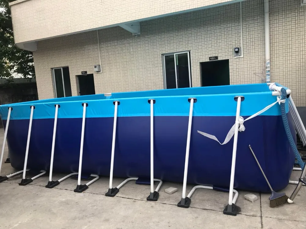 Commercial Used Water Park Metal Frame Steel Removable Swimming Pool
