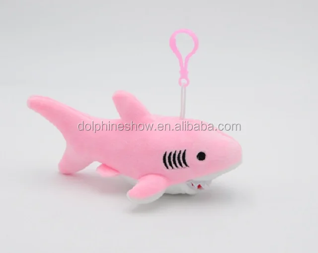 plush shark keychain